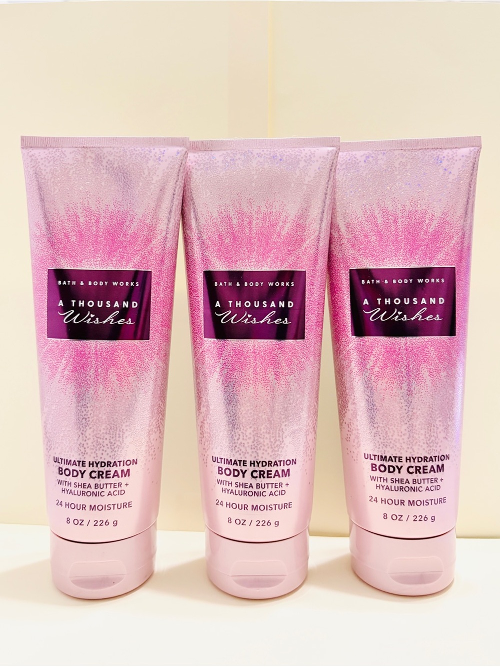 Bath & Body Works A Thousand Wishes Ultimate Hydration Body Cream - 3 pack